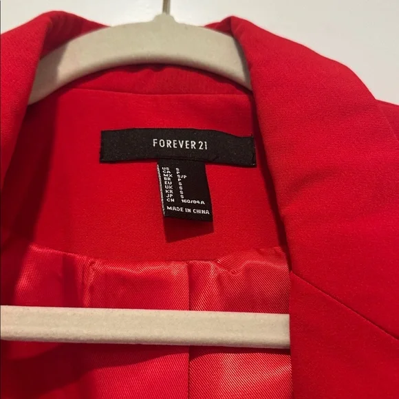 Forever 21 Bold Red Blazer - Picture 6 of 6